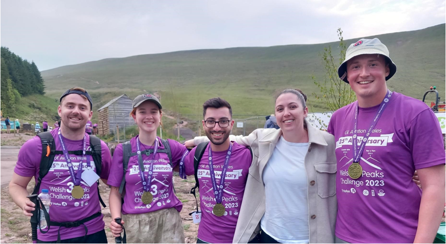 Domainex Welsh three peaks team