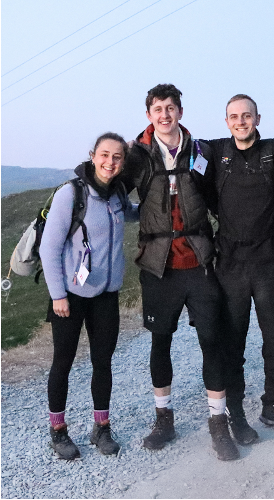 Welsh three peaks team