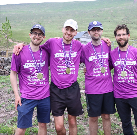 Domainex team on the Welsh three peaks challenge