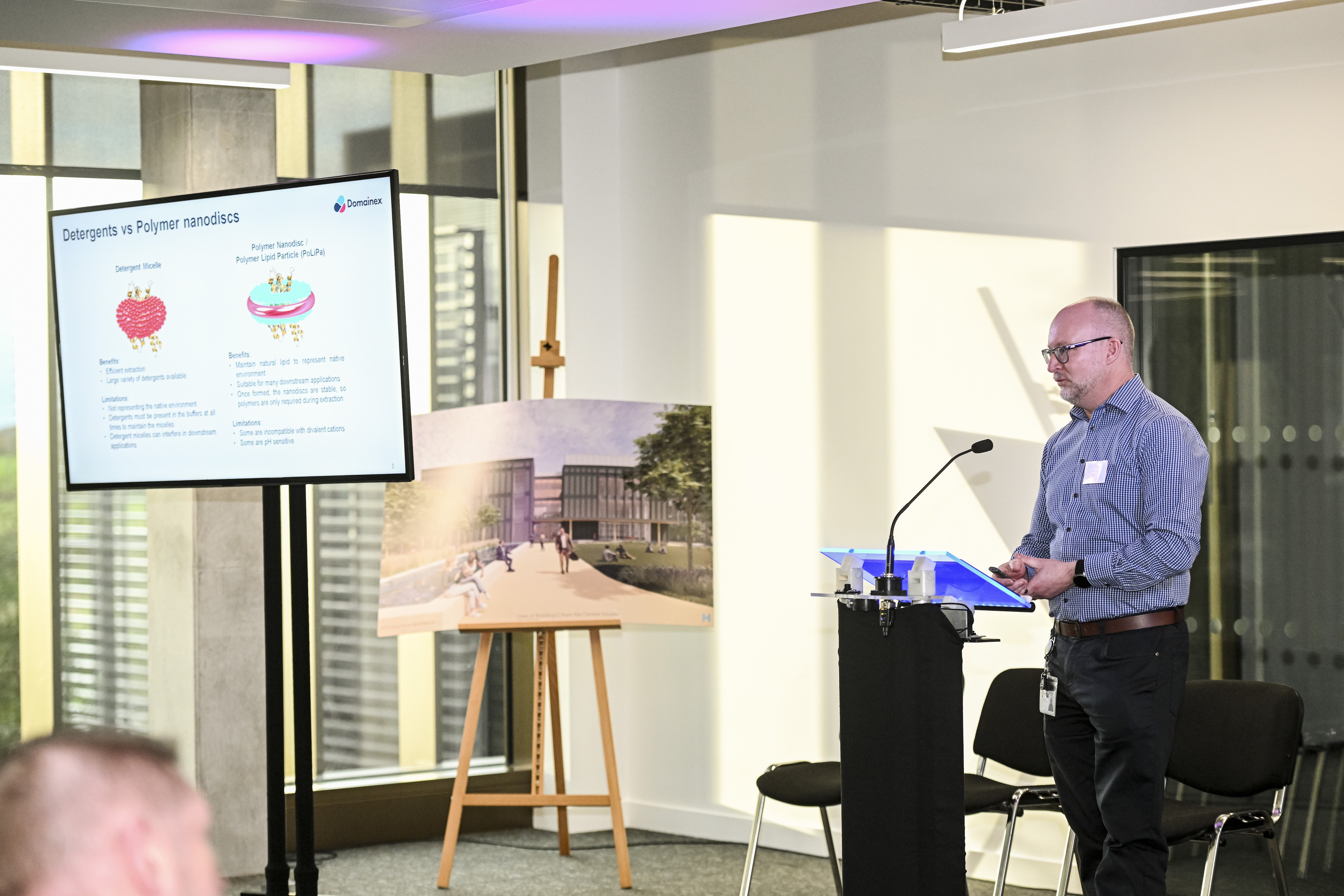 Jim Reid presents The use of Nanodiscs and spectral shift to tackle transmembrane targets: An A2a case study