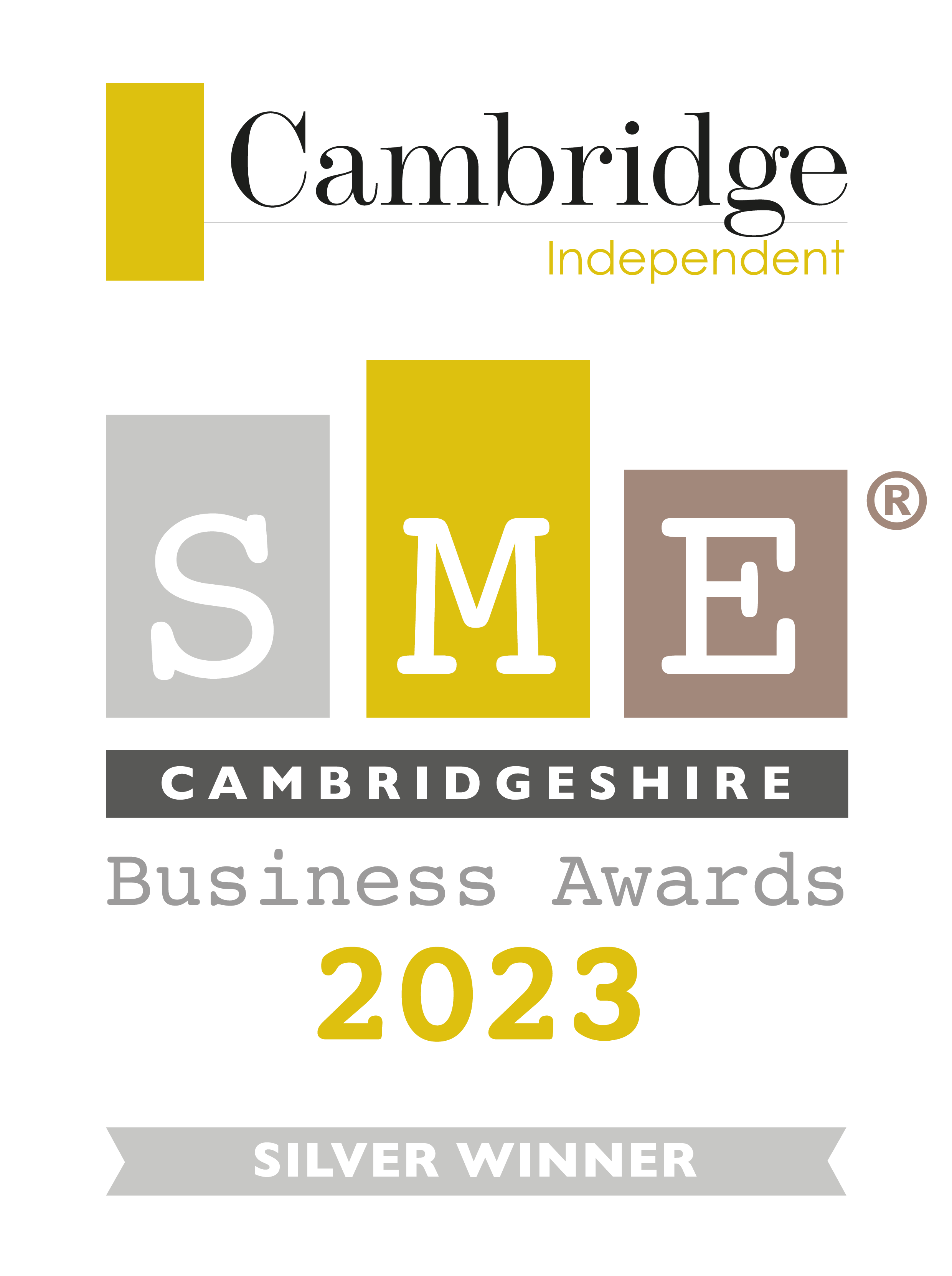 Cambridge Independent silver award logo