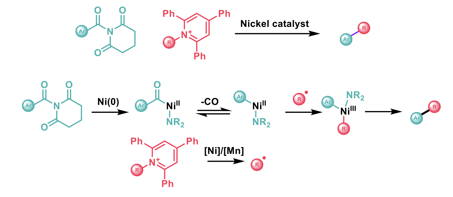 Formal Cross-Coupling of Amines and Carboxylic Acids mechanism