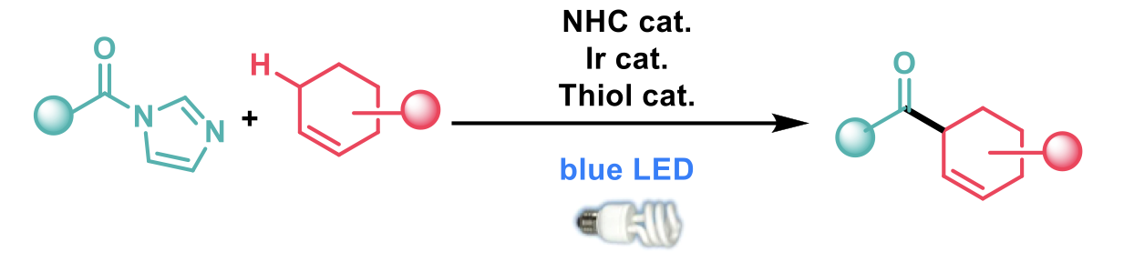 Direct allylic acylation