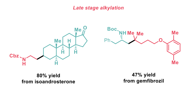 Late stage alkylation